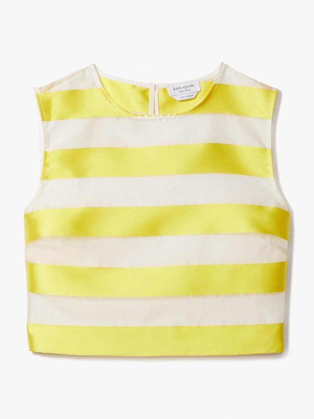 AWNING STRIPE ORGANZA SHELL $1,900